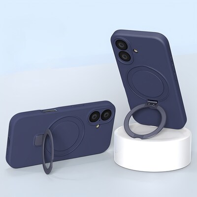 SaharaCase Venture MagSafe Phone Case for iPhone 16 Plus, Shock Absorbing, Midnight Blue (CP00653)