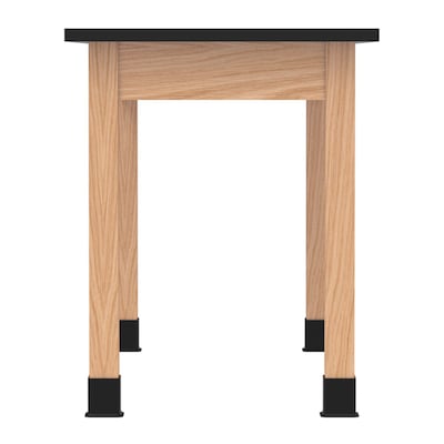 Diversified Woodcrafts School Classroom Rectangular Science Lab Table, 54" x 24", Oak (C7206K30N)