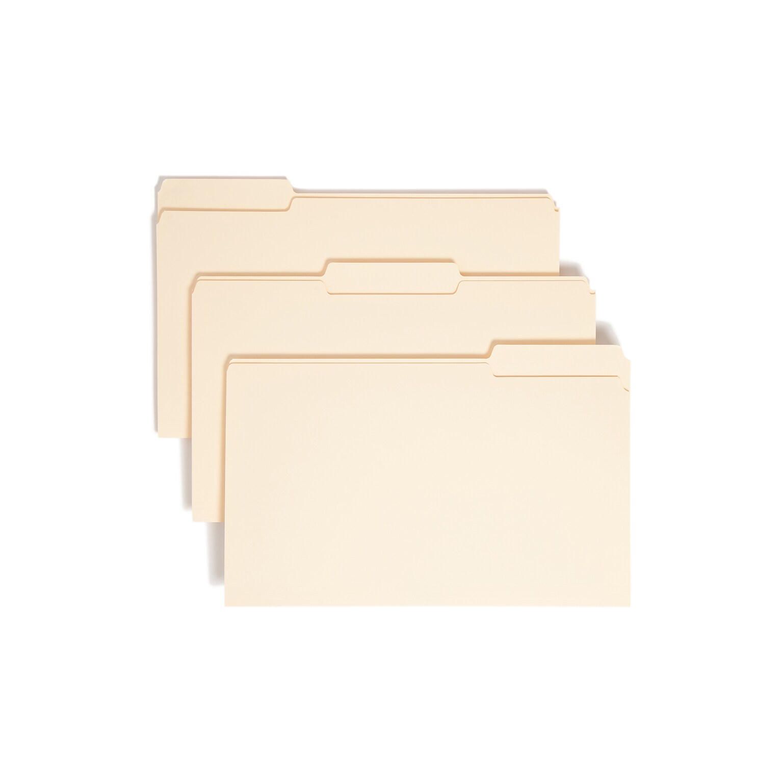 Smead Recycled File Folder, 1/3-Cut Tab, Legal Size, Manila, 100/Box (15330)