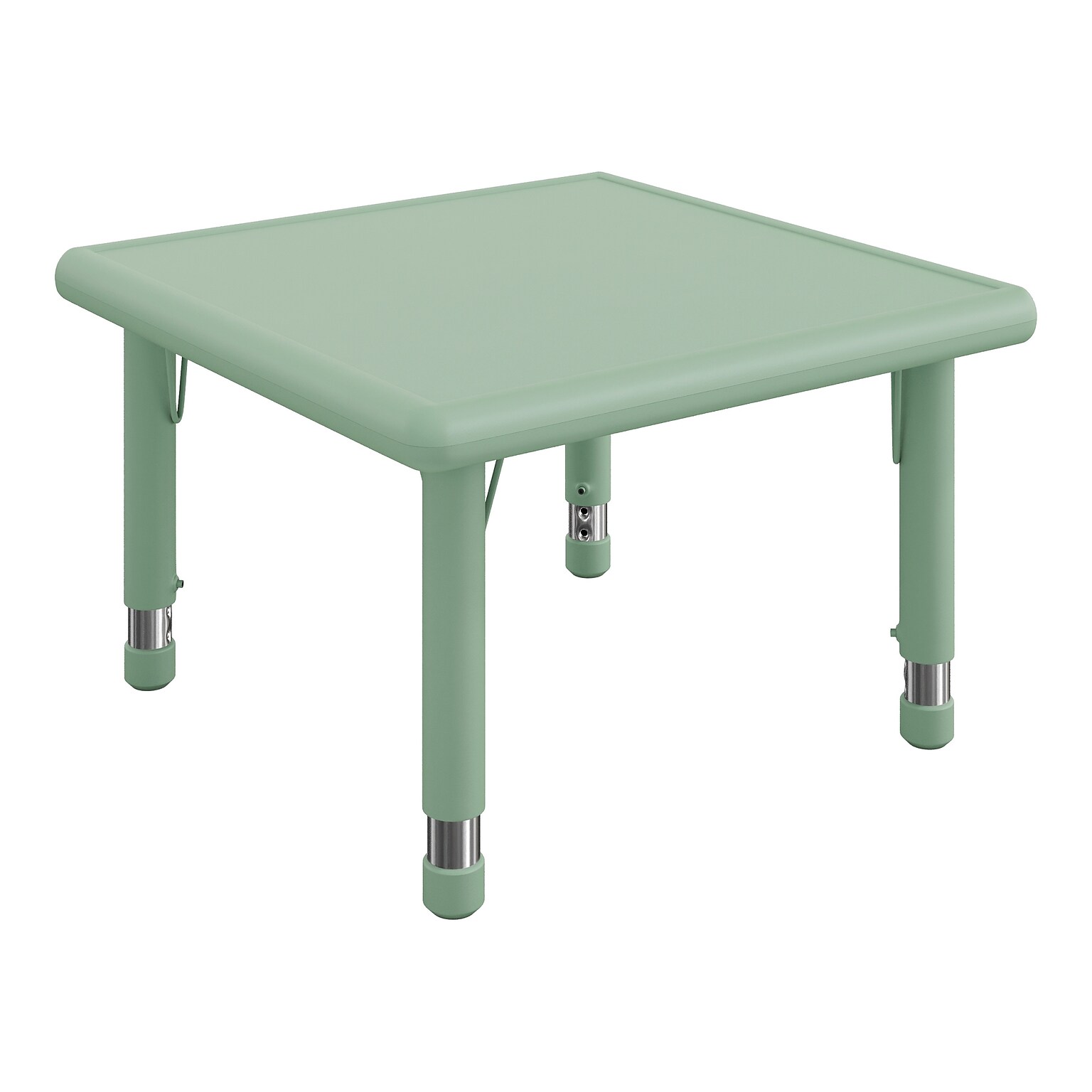 Flash Furniture Wren Square Activity Table, 24 x 24, Height Adjustable, Sage (YUYCX0022SQRSGE)