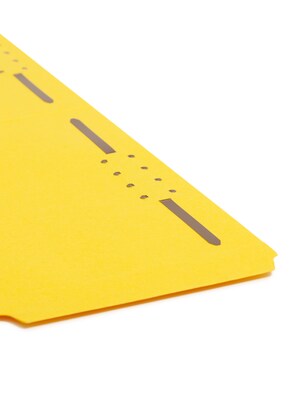 Smead Card Stock Classification Folders, Reinforced 1/3-Cut Tab, Legal Size, Yellow, 50/Box (17940)