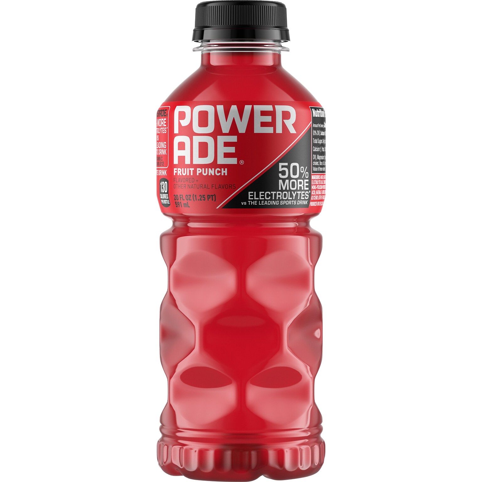 Powerade Fruit Punch Sports Drink, 20 oz., 24 Bottles/Carton (00049000003710)