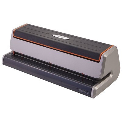 Swingline® Optima® 20 Electric 3-Hole Punch, 20 Sheet Capacity, Black (A7074520)