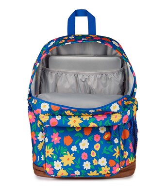 JanSport Cool Student Flower Market Laptop Backpack, Large, Multicolored (JS0A2SDDDKO)