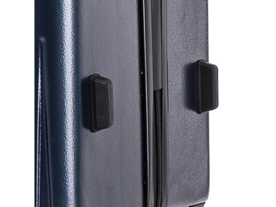 InUSA Drip Hardside Spinner Luggage Set, TSA Checkpoint Friendly, Blue (IUDRISML-BLU)