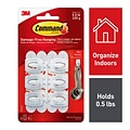 Command Mini Hooks, White, 6 Hooks (17006ES)