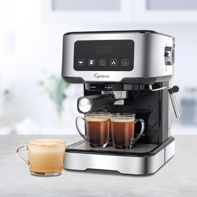 Capresso Cafe TS 2-Cups Pump/Automatic Espresso Machine, Black (129.05)