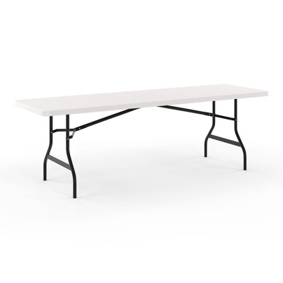 Quill Brand® Folding Table, 96"L x 29"W, Granite (79133)