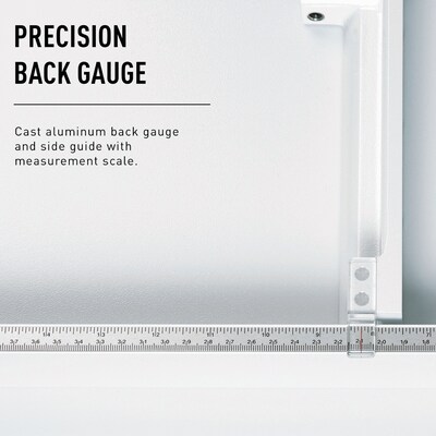 Triumph 4305 16 7/8" Guillotine Paper Cutter, White (CU0450)