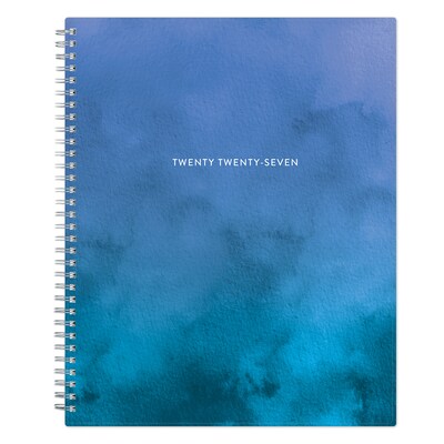 2027 Blue Sky Savoy Cool 8.5 x 11 Calendar Year Weekly & Monthly Planner, Plastic Cover (148762-27)