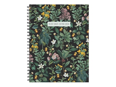 2023-2024 Willow Creek Botanical Nature 6.5" x 8.5" Academic Weekly & Monthly Planner, Paperboard Cover, Multicolor (38062)