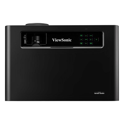 ViewSonic 4K UHD Xbox Certified 2500 Lumens, 120Hz Gaming and Home Theater LED Projector, Black/Green (X1-4KPRO)