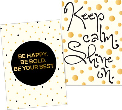 Barker Creek Shine On Gold Bulletin Board Set, 132 Pieces/Set (BC3730)