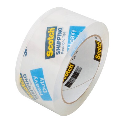 Scotch Heavy-Duty Shipping Packing Tape, 1.88" x 54.6 yds., Clear, 6-Pack (3850-6-ESF)