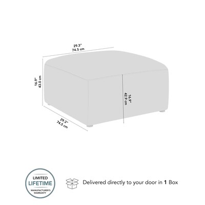 Bush Business Furniture Assemble Modular Lounge Ottoman, Oat Fabric (ASM230OTF-03)