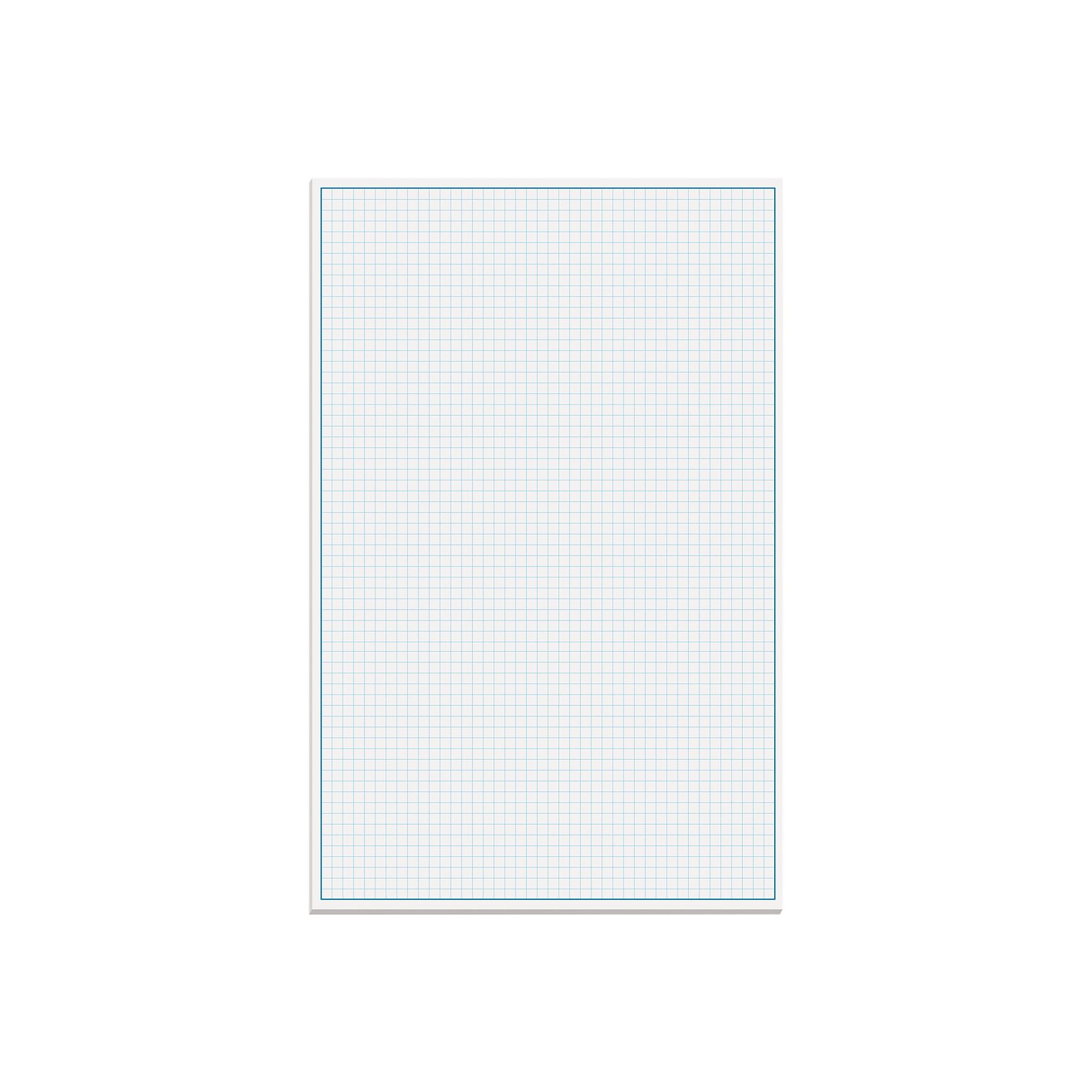 Better Office Graph Pad, 11 x 17, Quad-Ruled, White, 50 Sheets/Pad (25603)