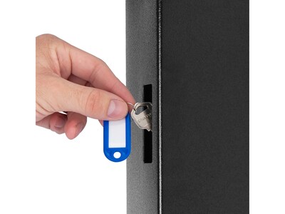 Barska 100-Key Digital Keypad Wall Safe, Black (AX13370)