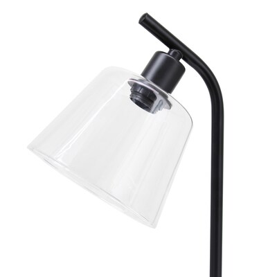 Simple Designs Sleek Essentials LED Desk Lamp, 15.75", Black (LD1080-BLK)