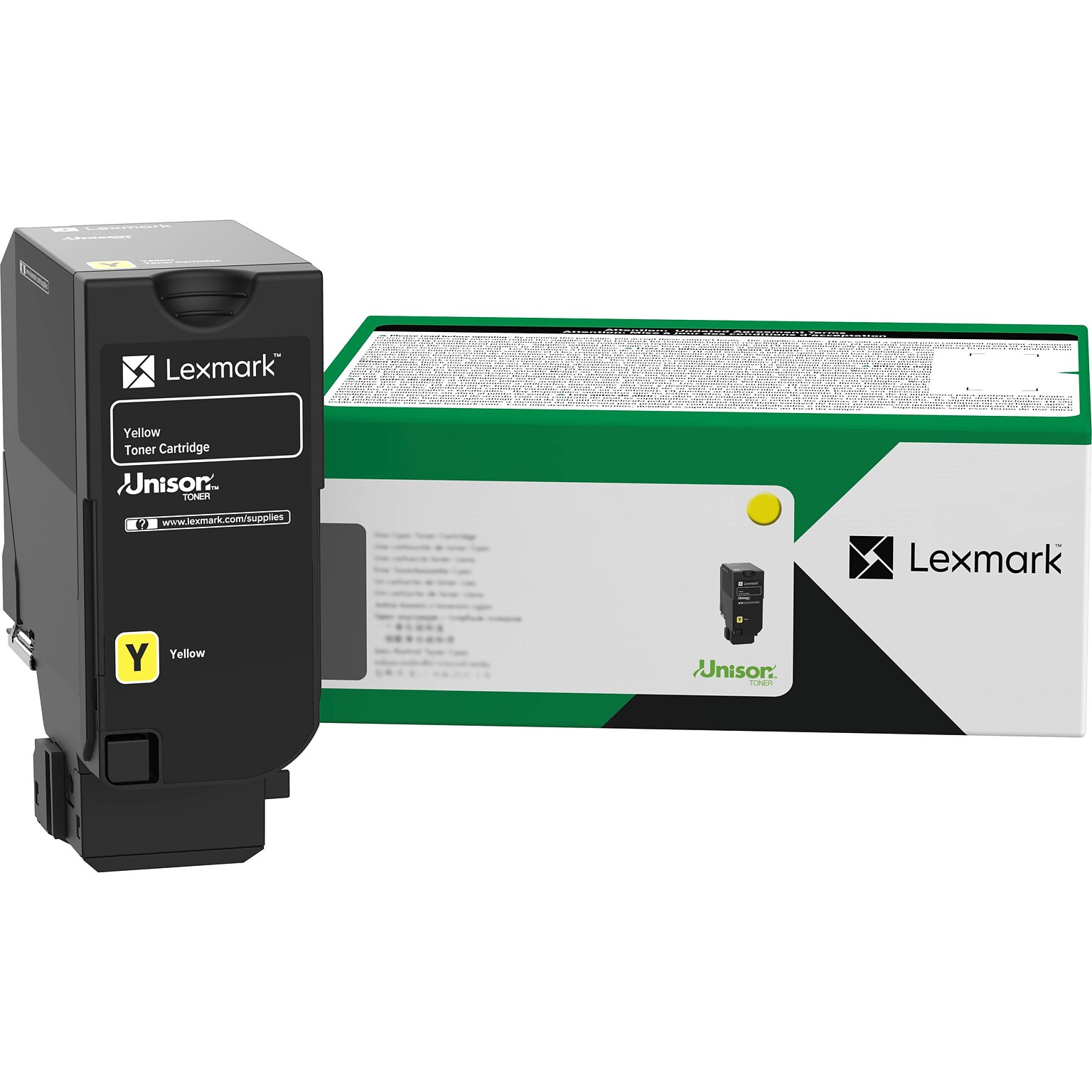 Lexmark 71C1HY0 Yellow High Yield Toner Cartridge