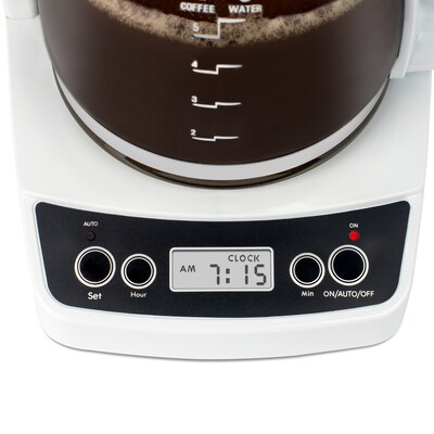 Capresso 5-Cups Automatic Drip Coffee Maker, White (426.02)