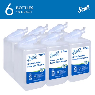 Scott Foaming Hand Soap Refill, 1 Liter, 6/Carton (91565)