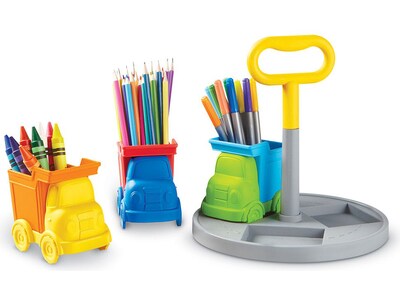 Learning Resources Create-a-Space Kiddy Caddy Trucks!, Multicolor (LER3715)