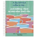 2023 Brush Dance But First Coffee 6.9 x 9.8 Weekly Karma Planner, Multicolor (9781975454586)