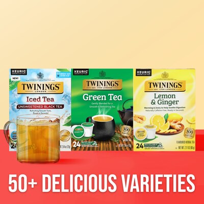 Twinings Green Tea, Keurig® K-Cup® Pods, 24/Box (TNA85788)