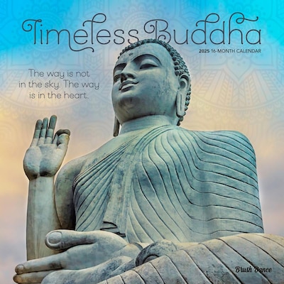 2025 Brush Dance Timeless Buddha 12 x 12 Monthly  Wall Calendar (9781975478674)
