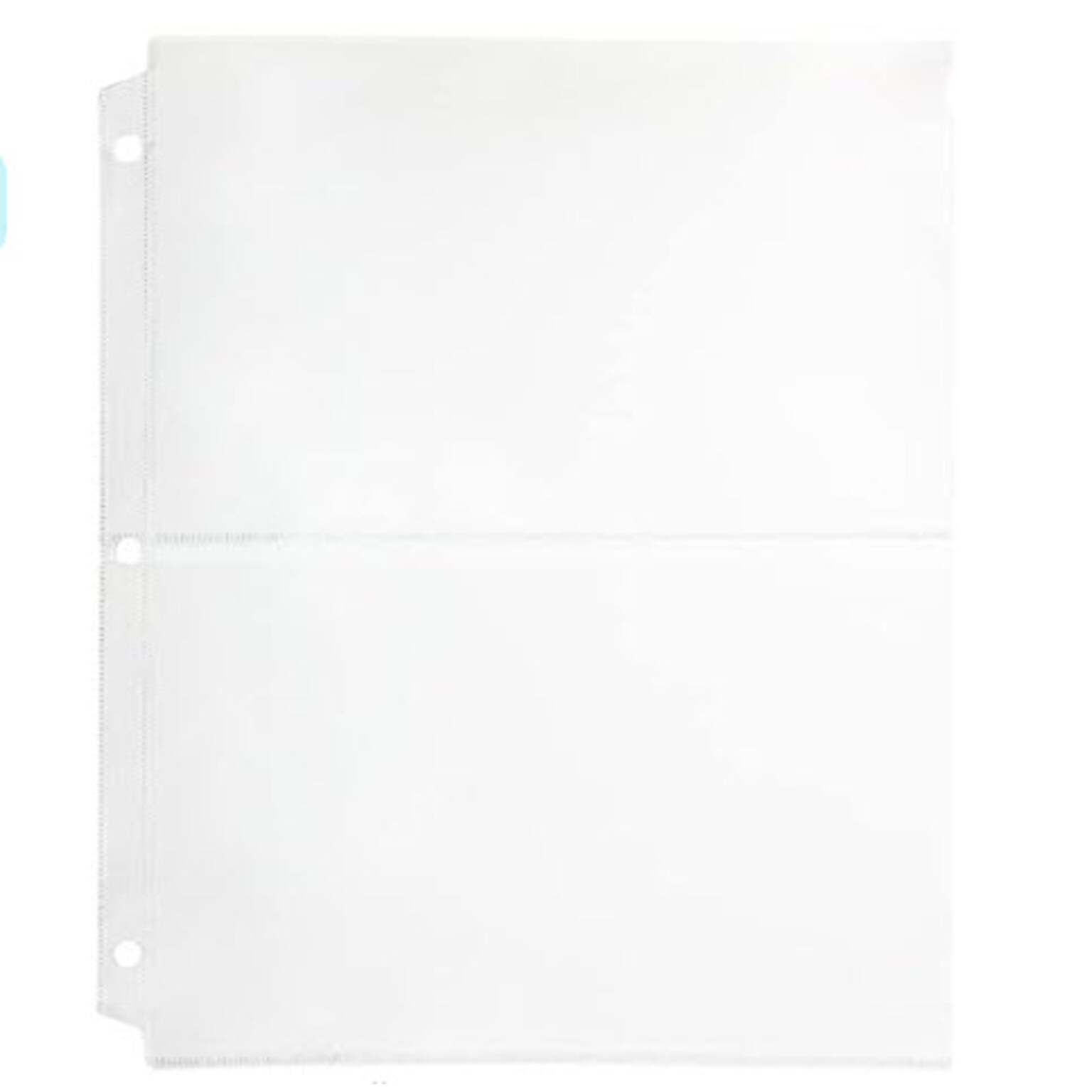 JAM Paper Plastic Binder Collection Pages, 9 1/8 x 11 3/8, 20 Sheets/Pack (287658323A)