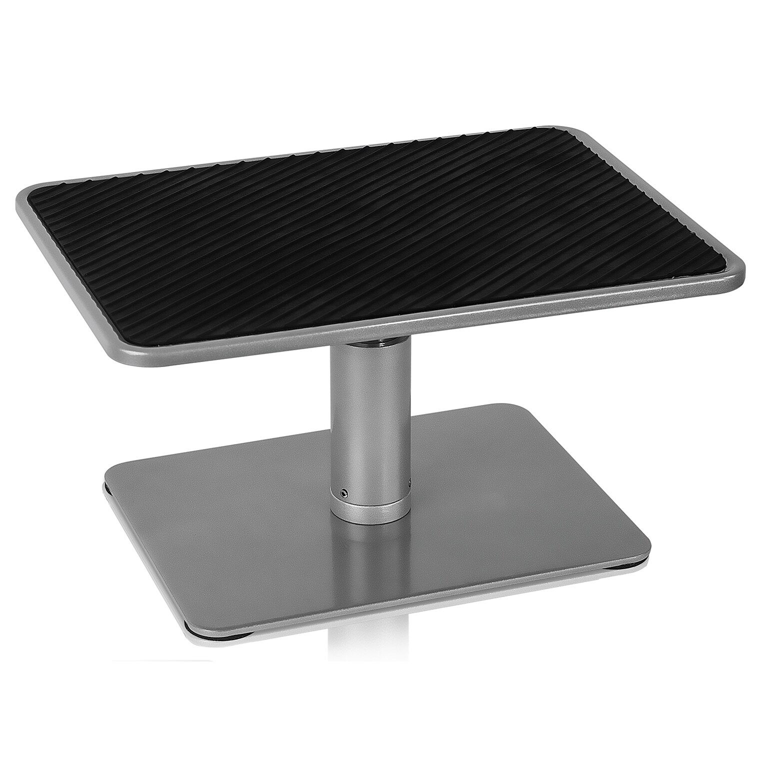 Mount-It! Height Adjustable Steel Laptop and Monitor Stand, Holds up to 30 lbs., Gray (MI-7272)