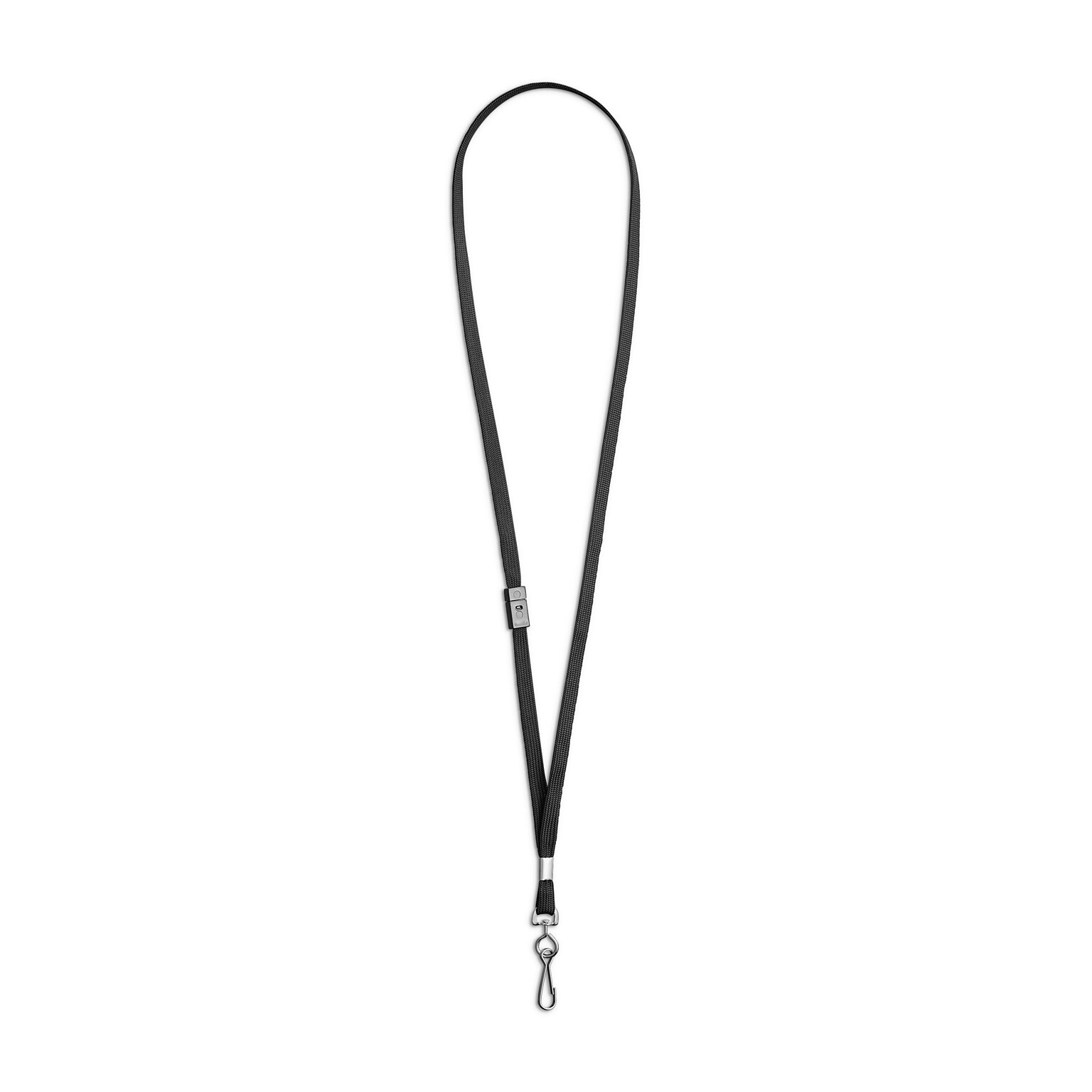 Staples Breakaway ID Badge Lanyards, Black (18910)