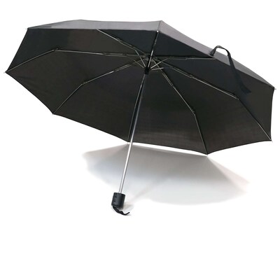 Household Helpers Manual Opening Travel Umbrella Shelf Display, Black, 6/Box, 6 Boxes/Carton (12219)