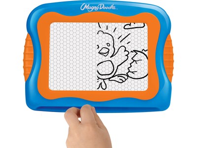Cra-Z-Art Mini Magna Doodle Magnetic Drawing Toy, Blue/Orange (14539)