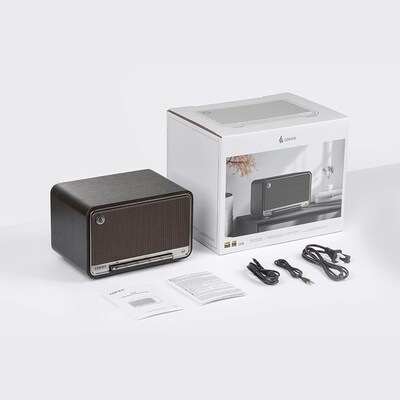 Edifier D32 EEC4007767 60W Indoor Desktop Speaker, Black Walnut