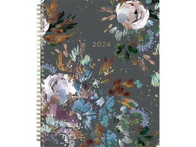 2024 Blue Sky Kelly Ventura Midnight Garden 8.5 x 11 Weekly & Monthly Planner, Multicolor (140944-