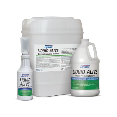 LIQUID ALIVE Odor Digestant Enzyme Multi-Surface and Drain Cleaner, 32 oz, 12/Carton (33601)