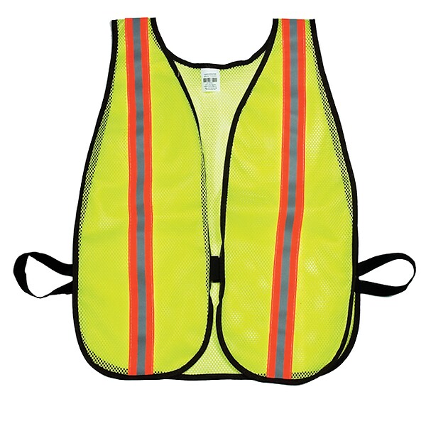 Mutual Industries MiViz Soft Mesh Safety Vest, Lime (1630445531500)