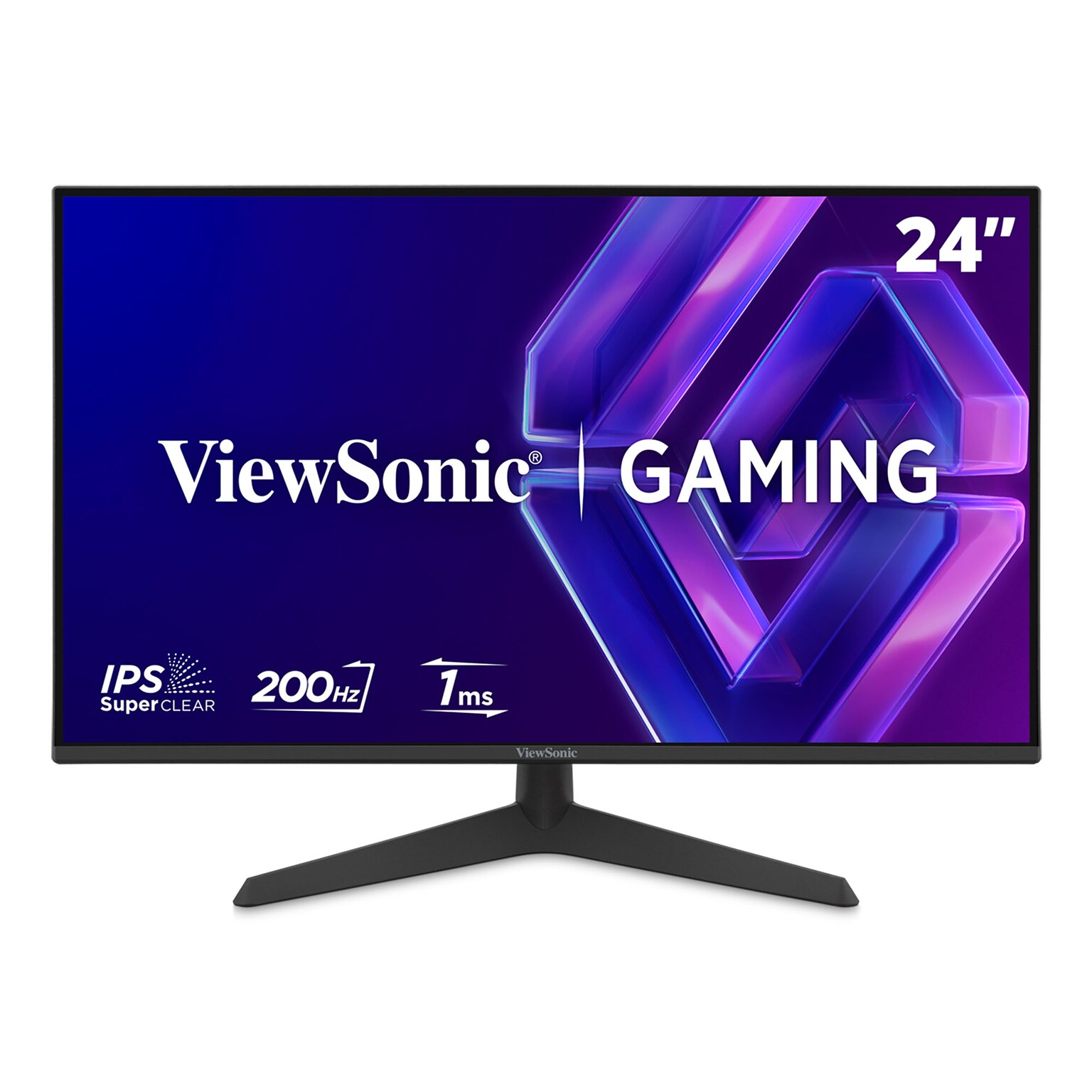 ViewSonic 24 FHD 200Hz LCD AMD FreeSync Gaming Monitor, Built-In Speakers, HDR10, Black (VX2429)