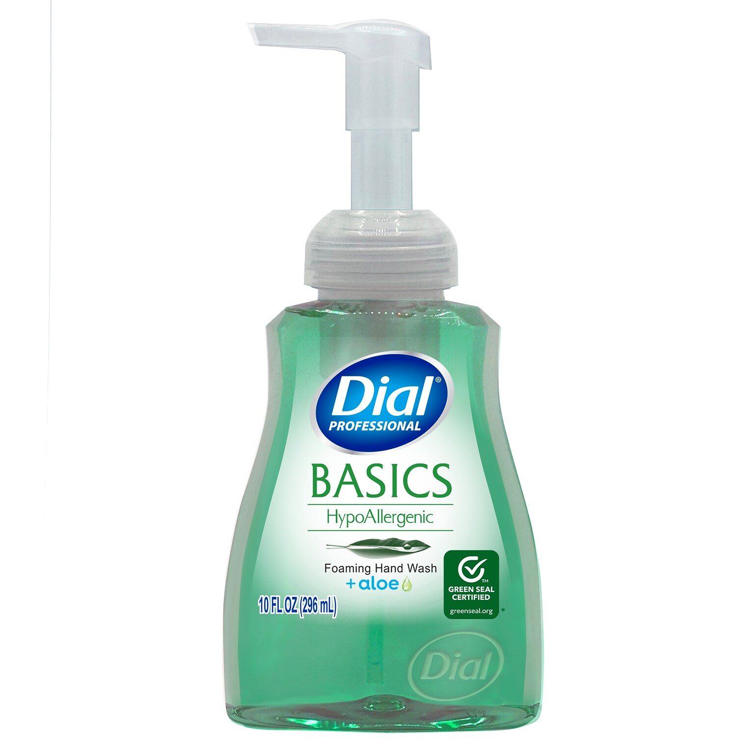 Dial Professional Basics Hypoallergenic with Aloe Foaming Hand Soap, 10 Fl. Oz., 8/Carton (1700035432)