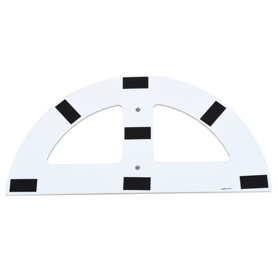 Learning Advantage Dry Erase Magnetic Protractor, White (CTU7591)