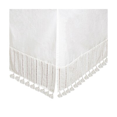 Crane Baby Kaleidescope Bed Skirt, Off-White Boho (BC-140SKT)