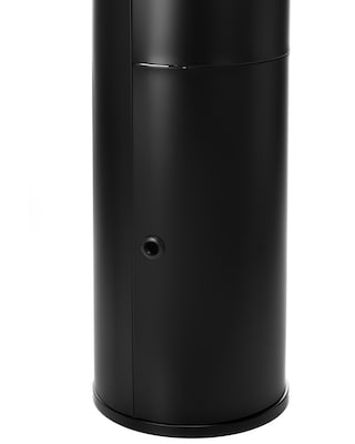 Gritt Commerical Wipe Dispenser Station with 7-Gallon Built-in Trash Can, Black (GRI509-BLK)