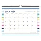 2024-2025 AT-A-GLANCE Simplified by Emily Ley Happy Stripe 15 x 12 Academic Monthly Wall Calendar