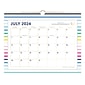 2024-2025 AT-A-GLANCE Simplified by Emily Ley Happy Stripe 15" x 12" Academic Monthly Wall Calendar (EL24-707A-25)