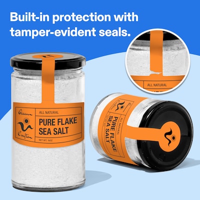 Avery Laser/Inkjet Sealing Labels, 5-7/8" x 4", Bright Orange, 120 Labels/Box (19479370794)