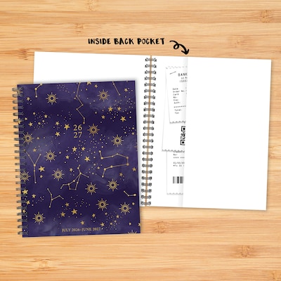2026-2027 Willow Creek 8.5" x 11" Academic Weekly & Monthly Planner, Starry Intentions (65983)