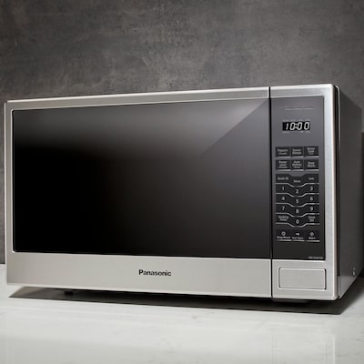 Panasonic 1.3 Cu. Ft. Countertop Microwave, Stainless Steel (NN-SU676S)