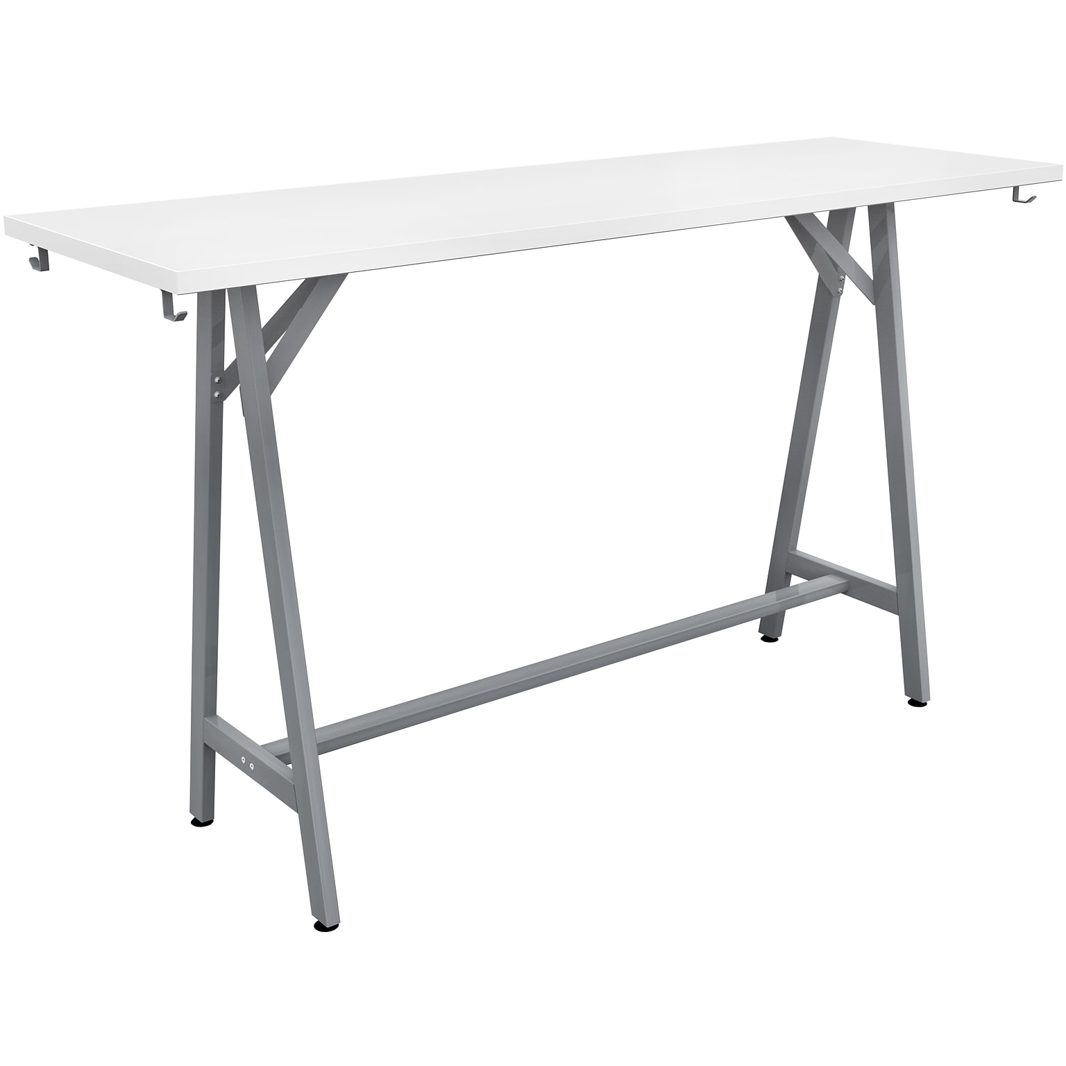 Safco Spark Teaming Table, 24 x 72, Designer White (SPK7224SLDSWT)