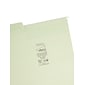 Smead FasTab Recycled Hanging File Folder, 3-Tab Tab, Letter Size, Moss, 20/Box (64032)